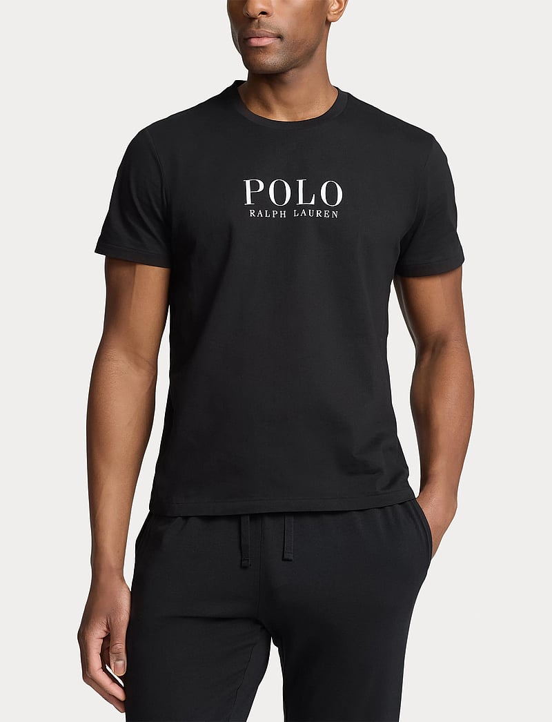 Polo Ralph Lauren - Logo Cotton Jersey Sleep Shirt - nattrøjer - polo black - 3