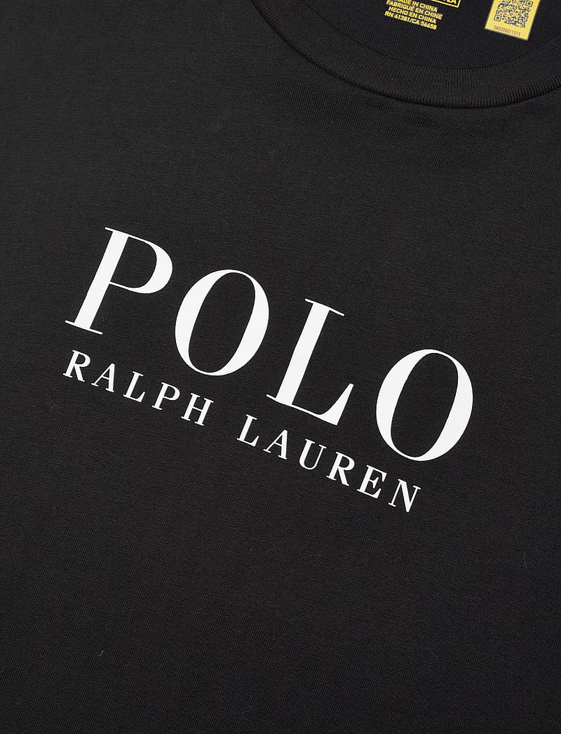 Polo Ralph Lauren - Logo Cotton Jersey Sleep Shirt - nattrøjer - polo black - 4