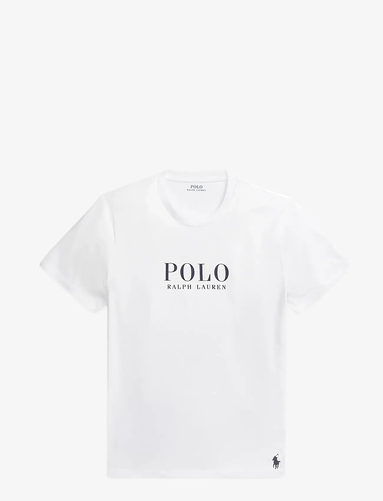 Polo Ralph Lauren - Logo Cotton Jersey Sleep Shirt - nattrøjer - white - 1
