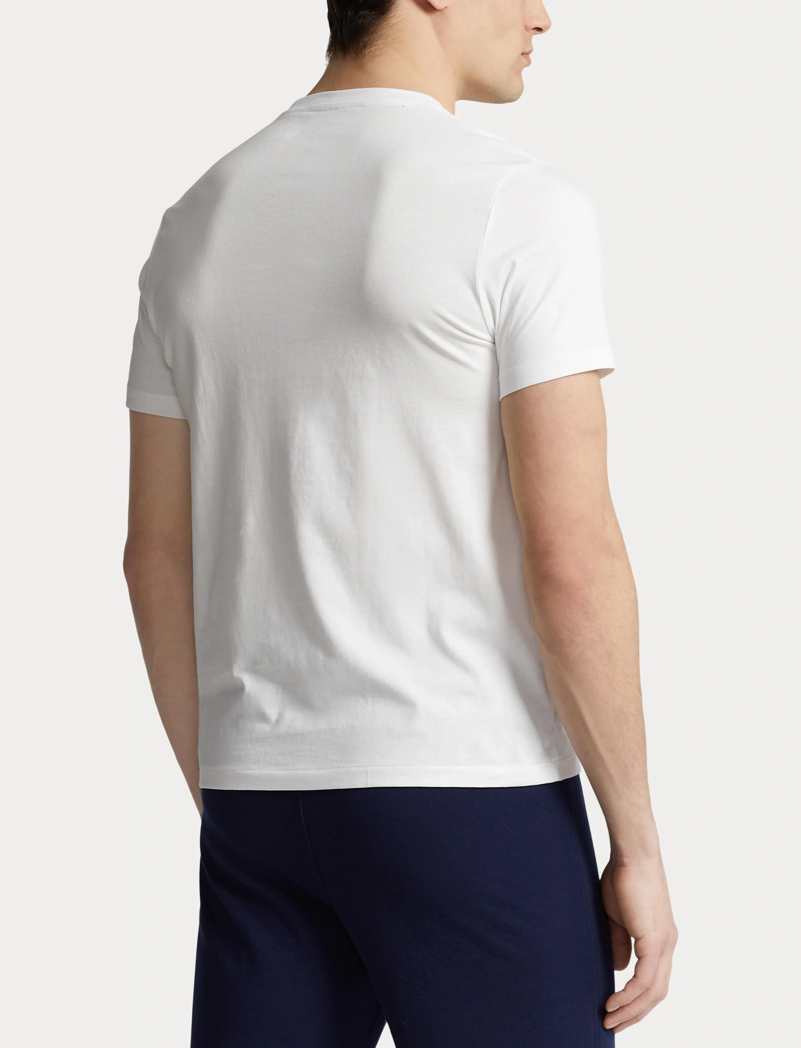 Polo Ralph Lauren - Logo Cotton Jersey Sleep Shirt - pyjama tops - white - 2