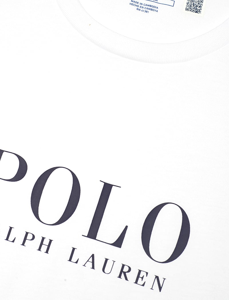 Polo Ralph Lauren - Logo Cotton Jersey Sleep Shirt - nattrøjer - white - 5
