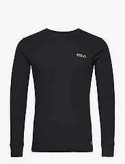 Polo Ralph Lauren Underwear - Waffle-Knit Crewneck Sleep Shirt - pidžamas tops - polo black - 0