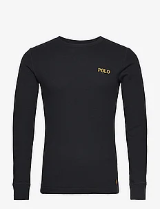 Waffle-Knit Crewneck Sleep Shirt, Polo Ralph Lauren Underwear
