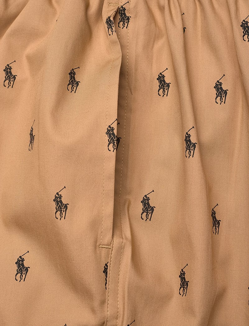 Polo Ralph Lauren - Signature Pony Cotton Pajama Pant - pyjamasbyxor - classic camel aop - 3