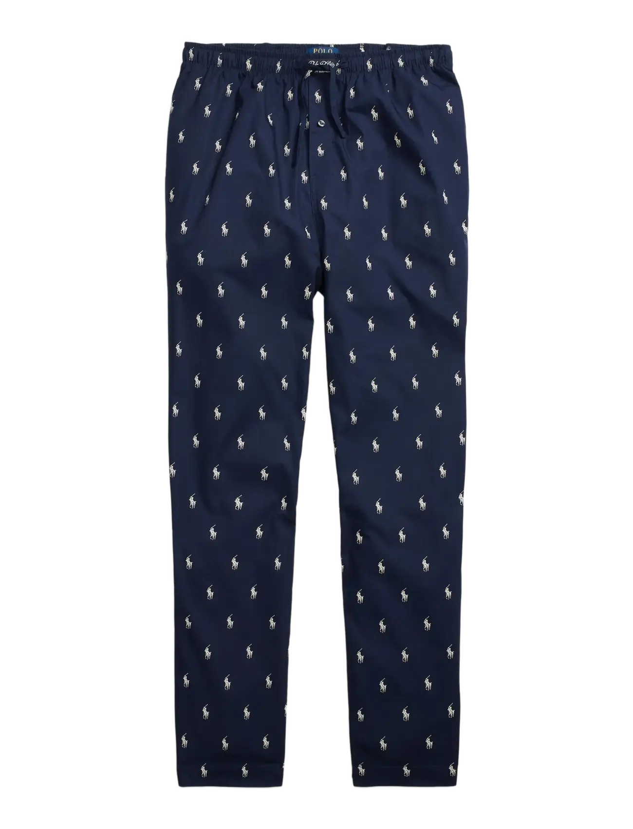 Signature Pony Cotton Pajama Pant - NAVY / NEVIS AOPP