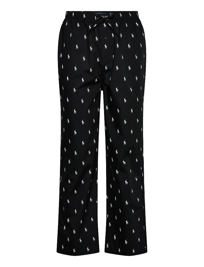 Polo Ralph Lauren - Signature Pony Cotton Pajama Pant - pyjamahose - polo black aopp - 0