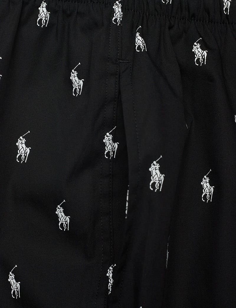 Polo Ralph Lauren - Signature Pony Cotton Pajama Pant - pyjamahose - polo black aopp - 2