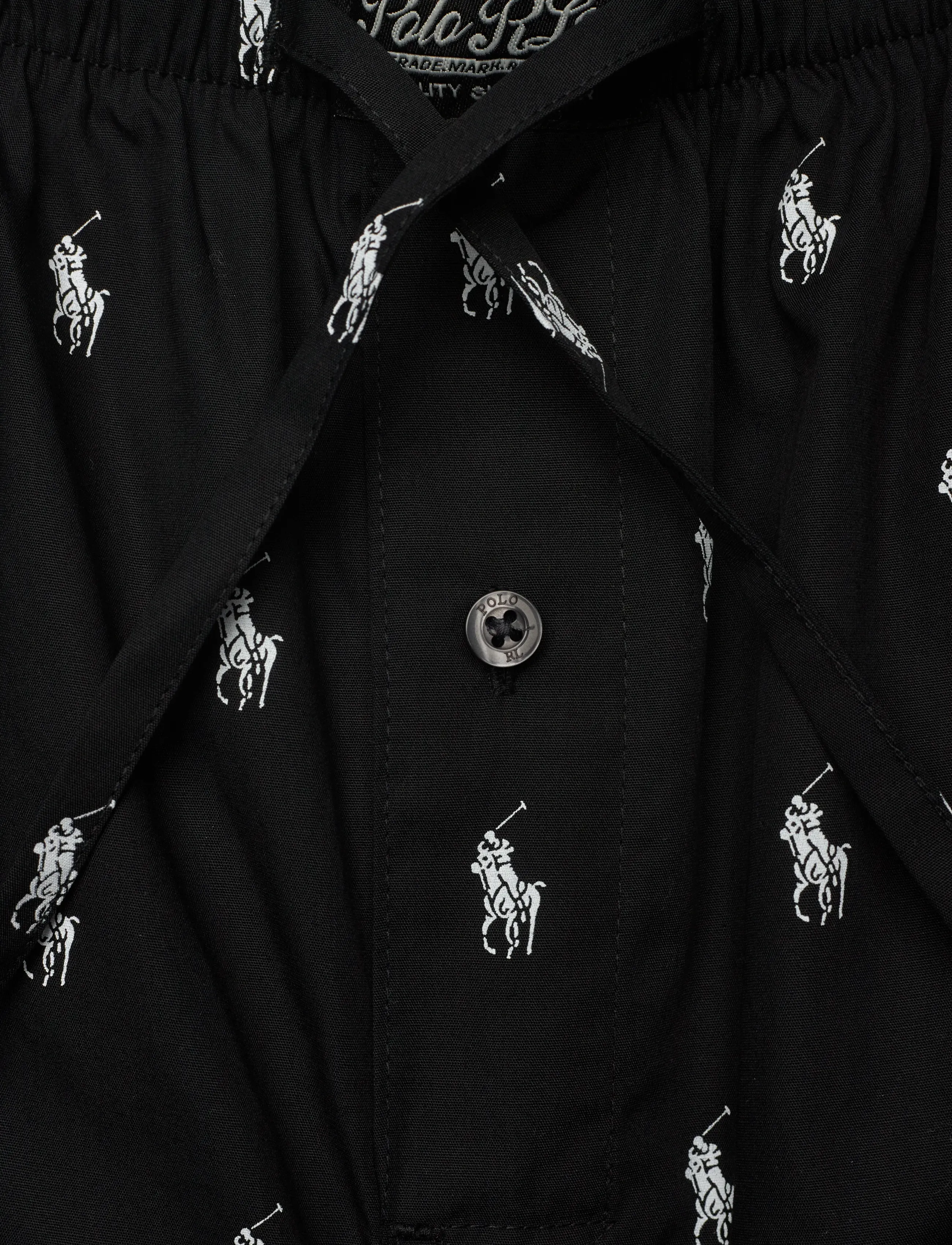 Polo Ralph Lauren - COTTON-SLE-BOT - náttbuxur - polo black aopp - 5