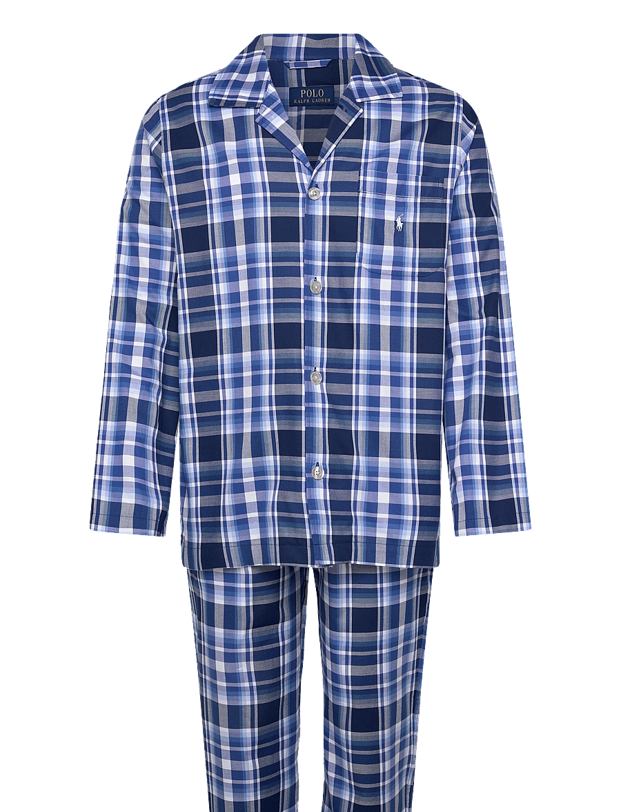Polo Ralph Lauren - COTTON-SLE-SET - pidžaamakomplektid - blue plaid multi - 1