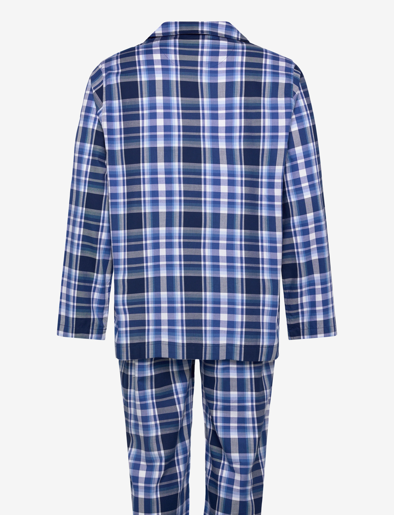 Polo Ralph Lauren - Monogram-Print Cotton Pajama Set - pyjamasets - blue plaid multi - 2
