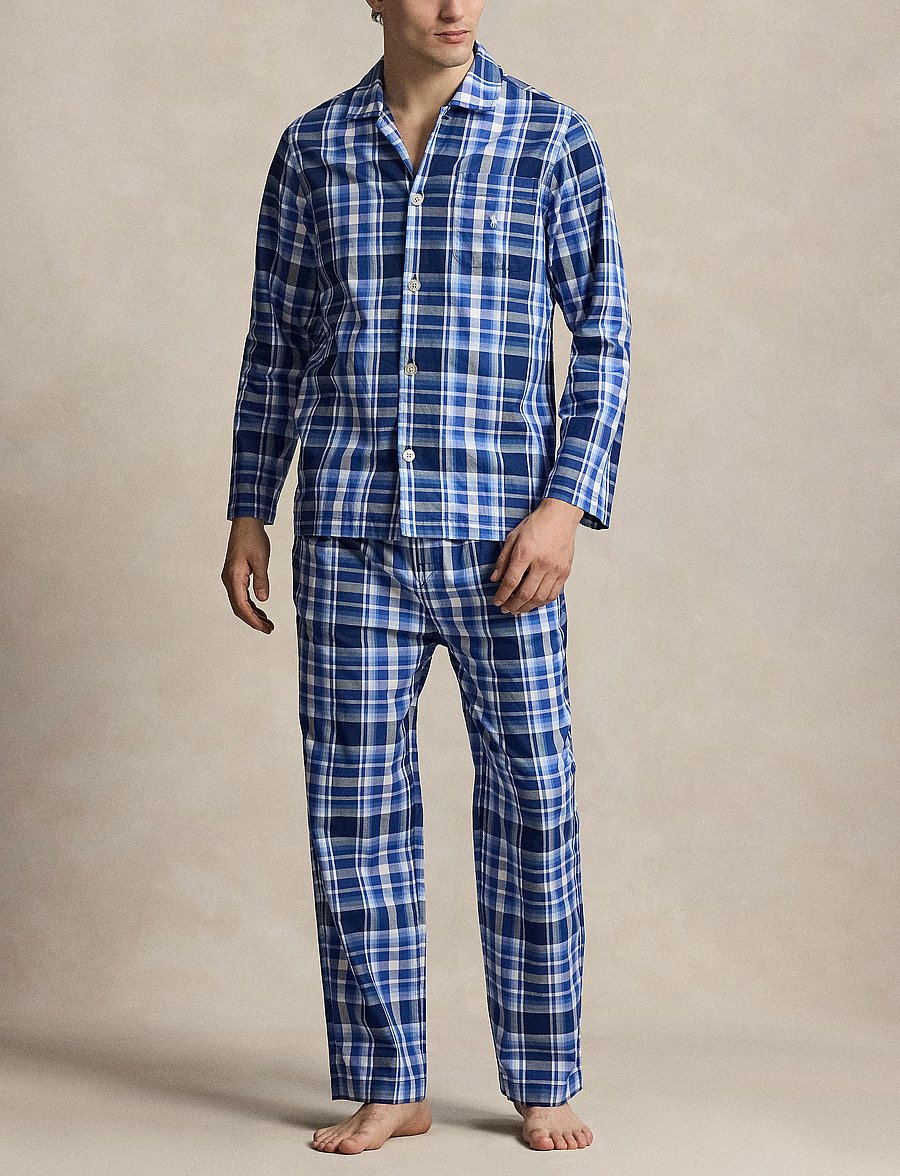 Polo Ralph Lauren - COTTON-SLE-SET - pidžaamakomplektid - blue plaid multi - 5