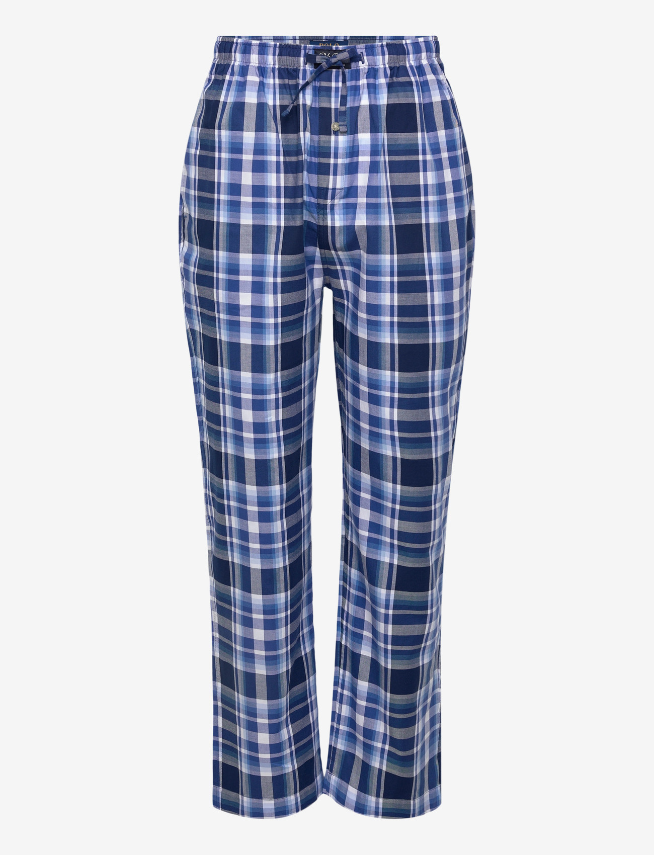 Polo Ralph Lauren - Monogram-Print Cotton Pajama Set - pyjamasets - blue plaid multi - 3