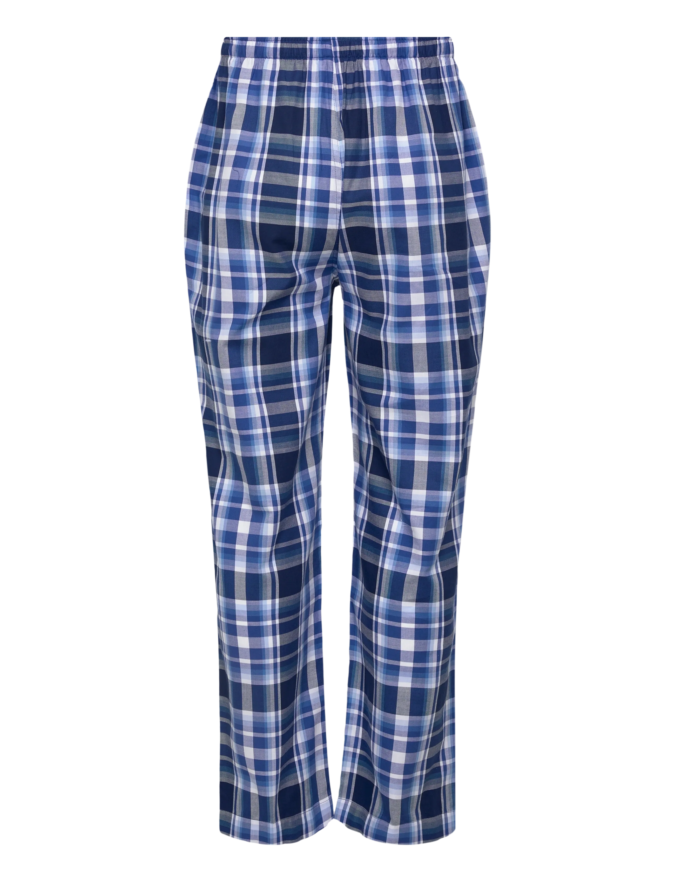 Polo Ralph Lauren - Monogram-Print Cotton Pajama Set - pyjamasset - blue plaid multi - 4
