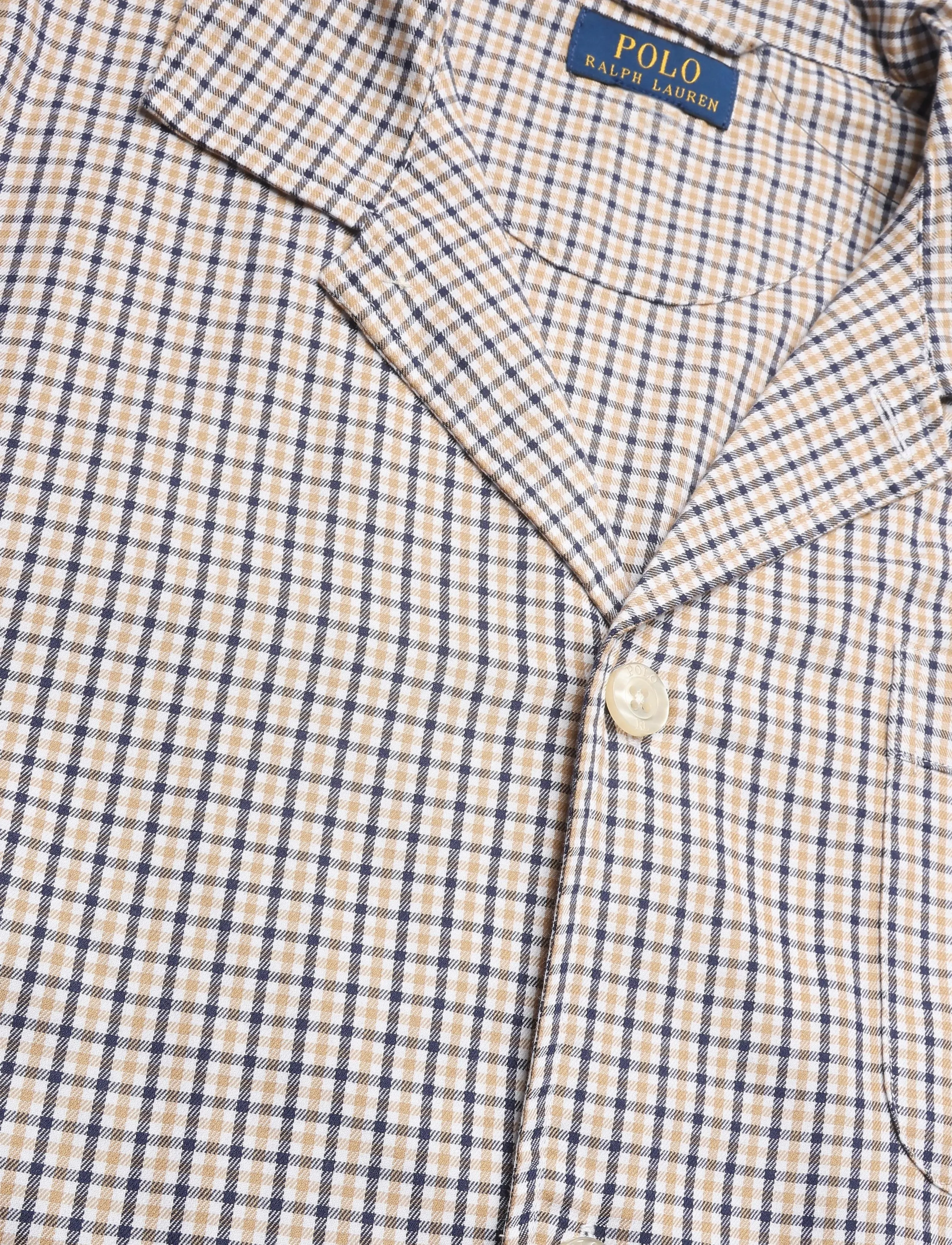 Polo Ralph Lauren - COTTON-SLE-SET - nattøj sæt - khaki white multi - 4