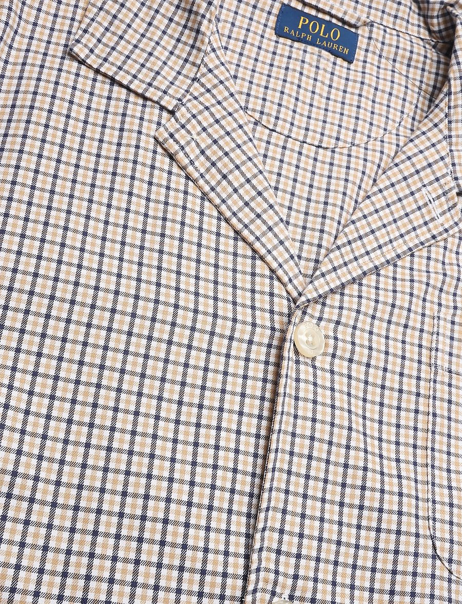 Polo Ralph Lauren - COTTON-SLE-SET - nattøj sæt - khaki white multi - 4