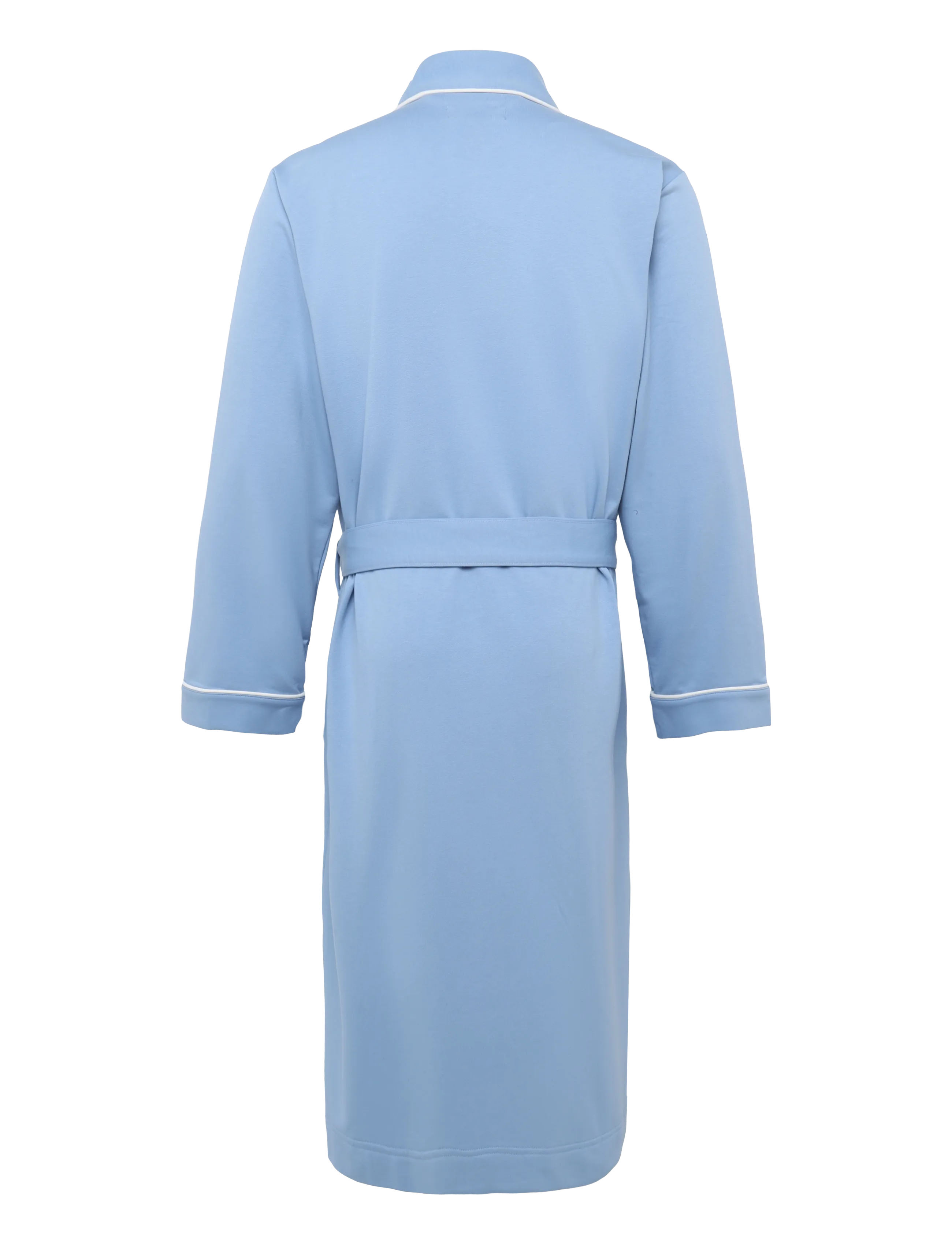 Polo Ralph Lauren - Cotton-Blend Jersey Robe - bademäntel - chambray blue - 1
