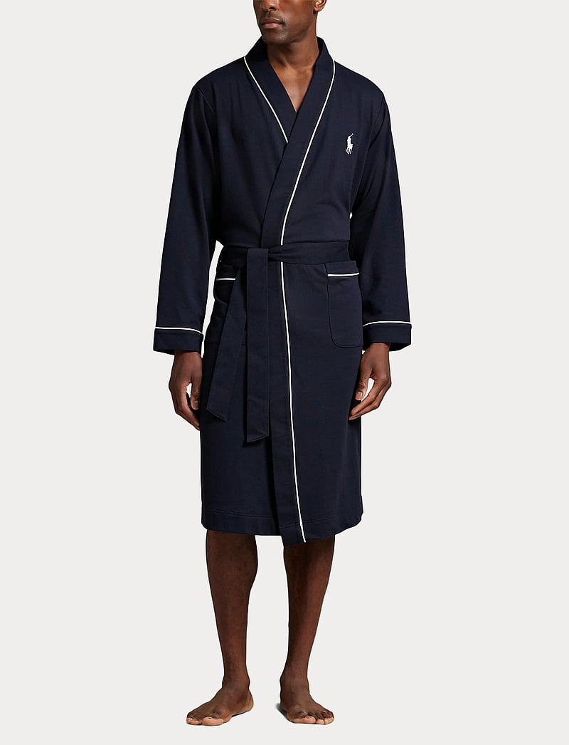 Polo Ralph Lauren - Cotton-Blend Jersey Robe - nach preis einkaufen - collection navy - 0
