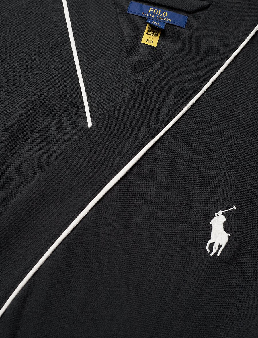Polo Ralph Lauren - Cotton-Blend Jersey Robe - achat par prix - polo black - 2