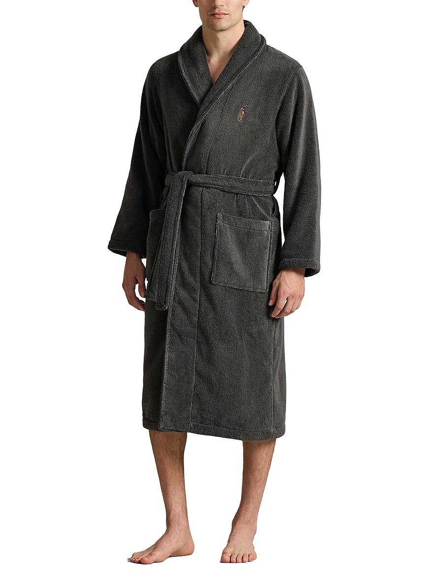 Polo Ralph Lauren - Shawl-Collar Terry Robe - morgenkåber - dark slate - 0