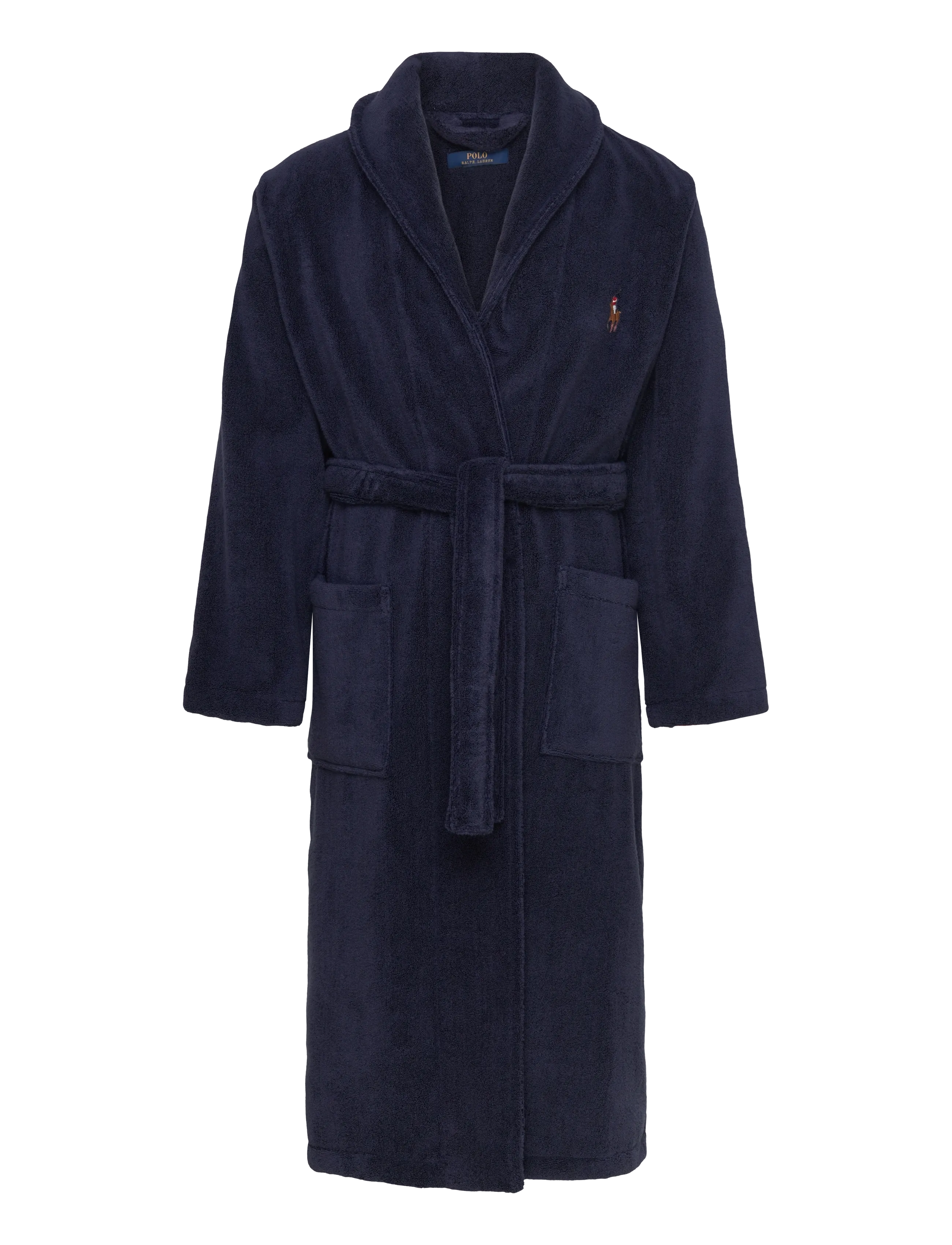 Polo Ralph Lauren Bci Cotton/Terry-Lng-Rbe, Mænd, Frotte Badekåbe, Navy, Str: L/XL