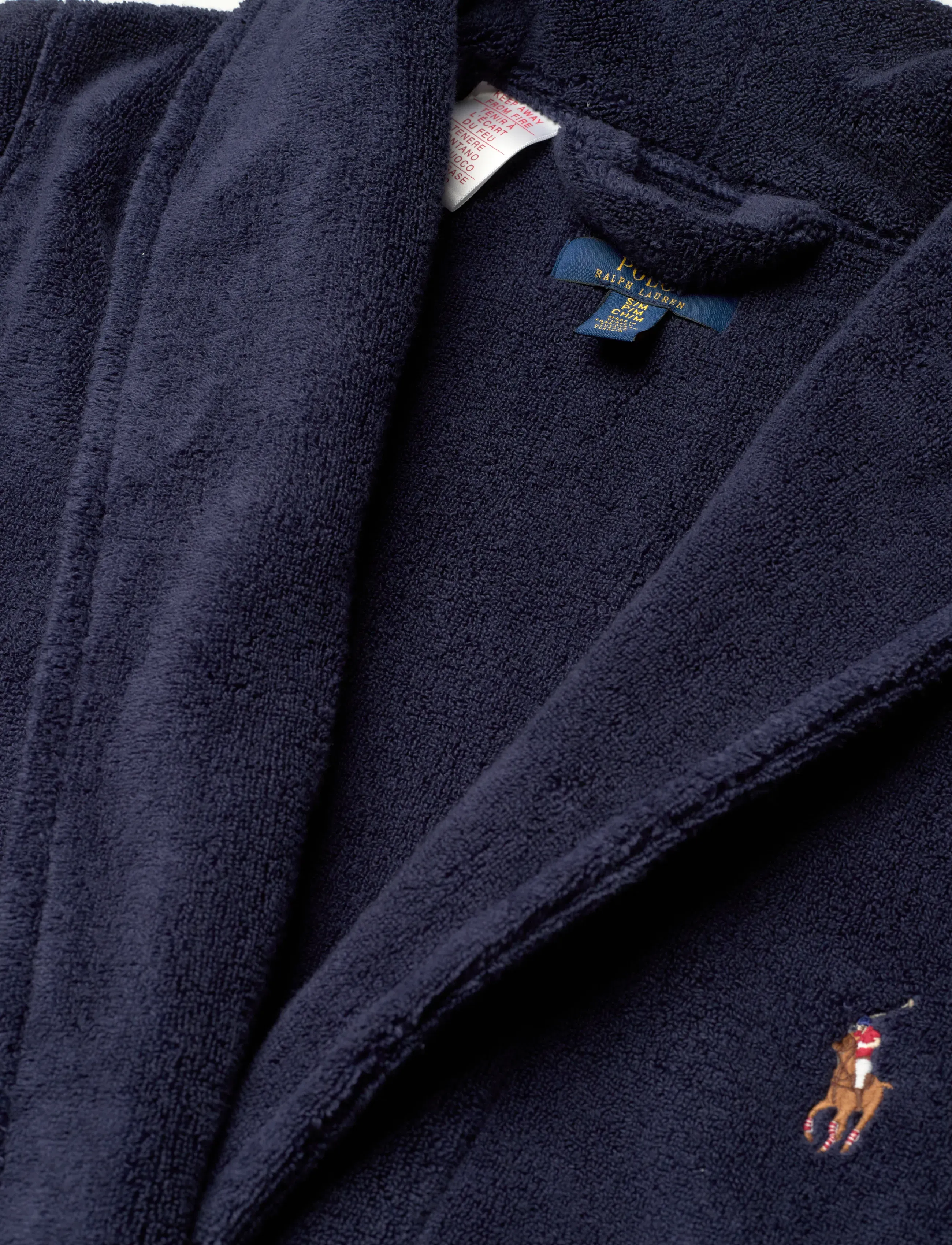 Polo Ralph Lauren - BCI COTTON/TERRY-LNG-RBE - morgenkåber - newport navy - 2