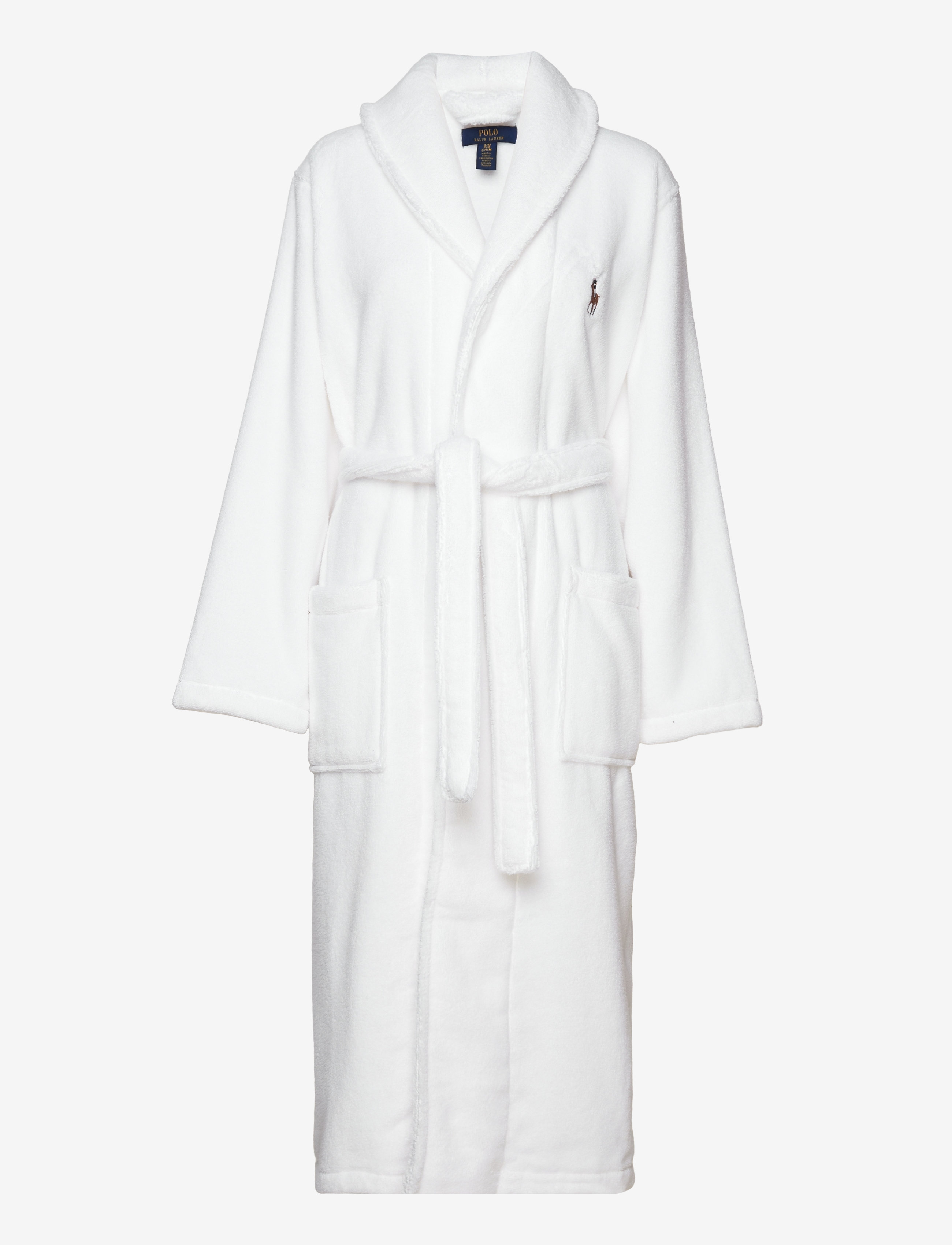 Polo Ralph Lauren Shawl-Collar Terry Robe - Robes de chambre - WHITE / white