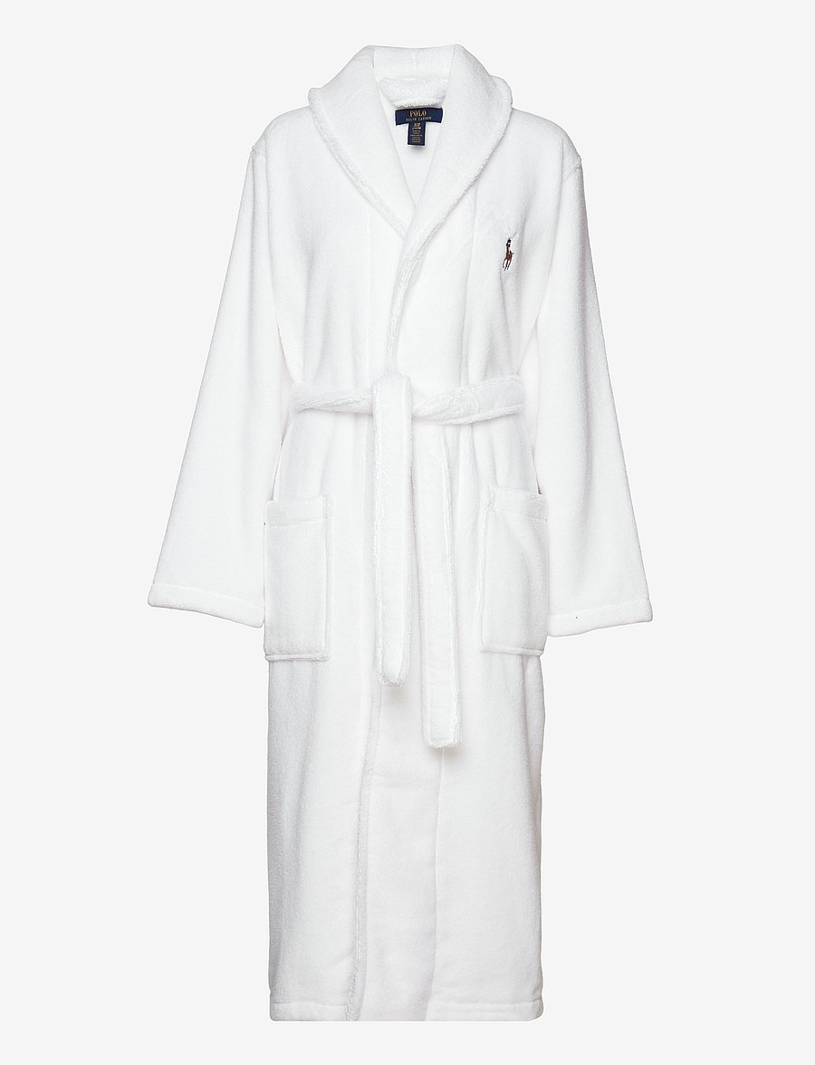 Polo Ralph Lauren - Shawl-Collar Terry Robe - bademäntel - white - 1