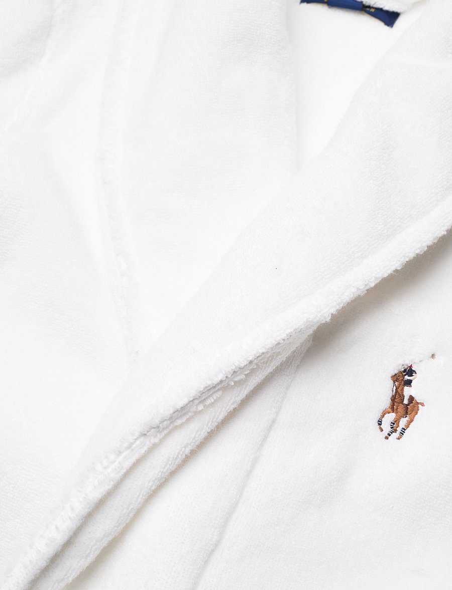 Polo Ralph Lauren - Shawl-Collar Terry Robe - bademäntel - white - 4