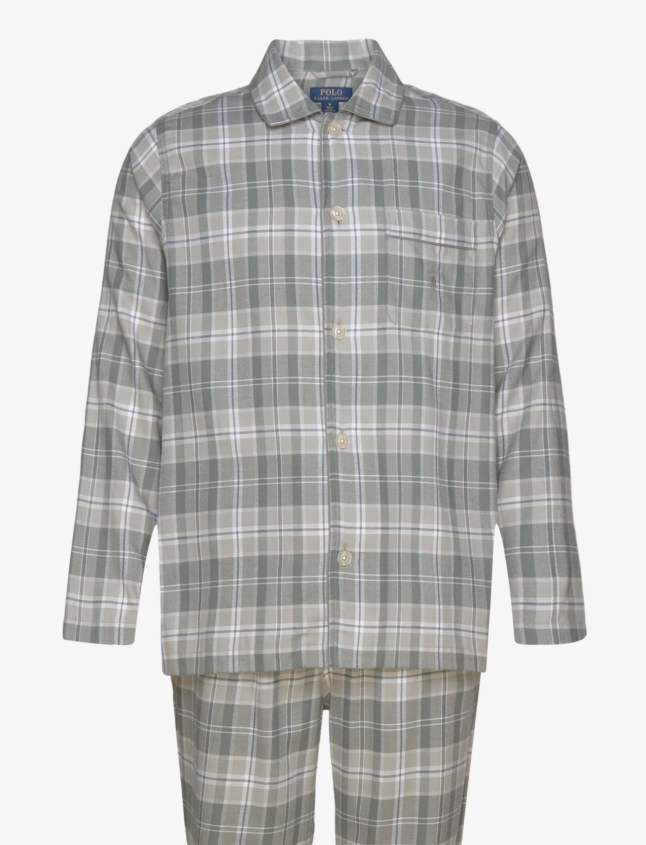 Polo Ralph Lauren Underwear - FLANNEL-SLE-SET - pidžamu komplekts - grey plaid - 0