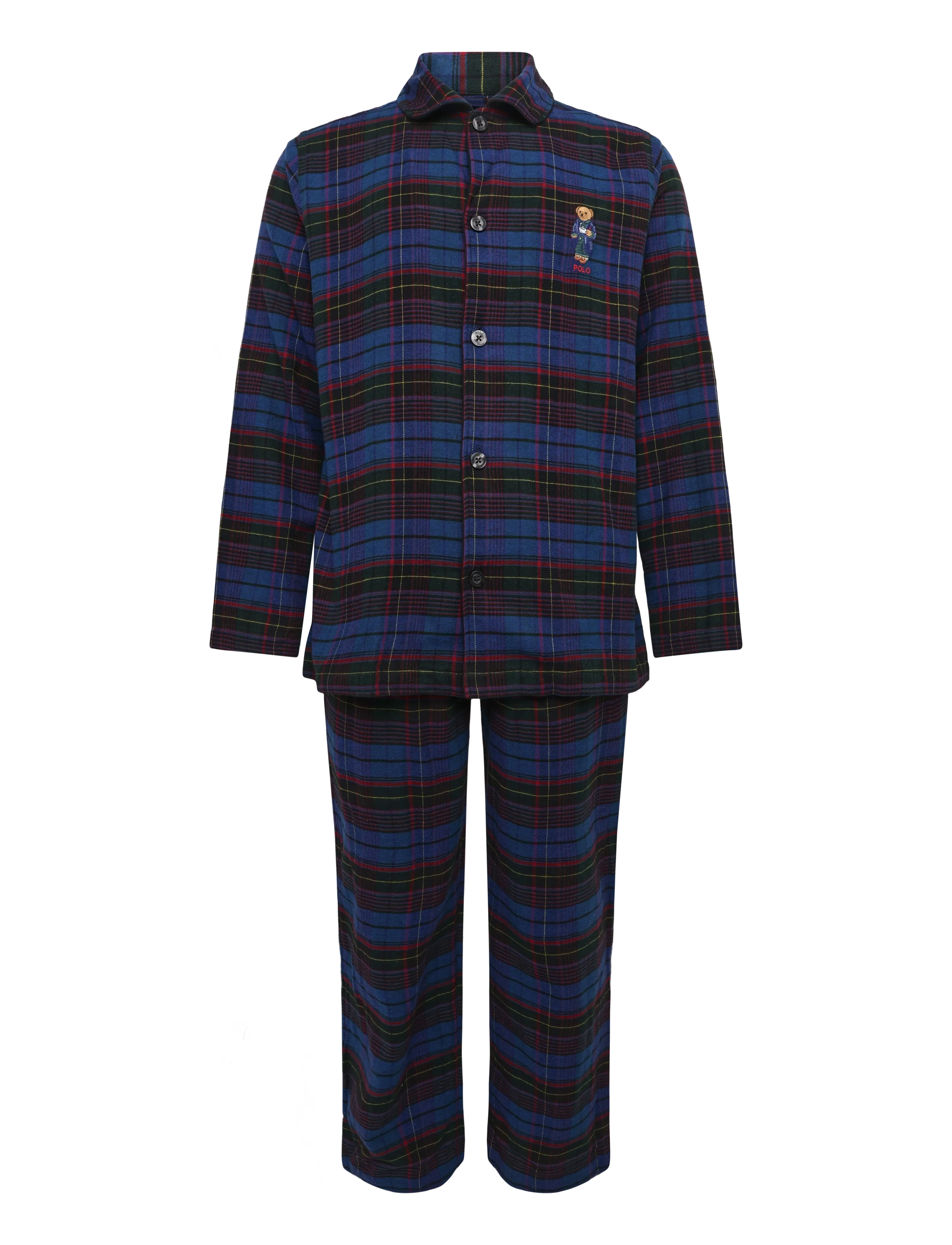 Polo Ralph Lauren FLANNEL-SLE-SET - Aluspesu - GREEN JEWEL BLUE / navy