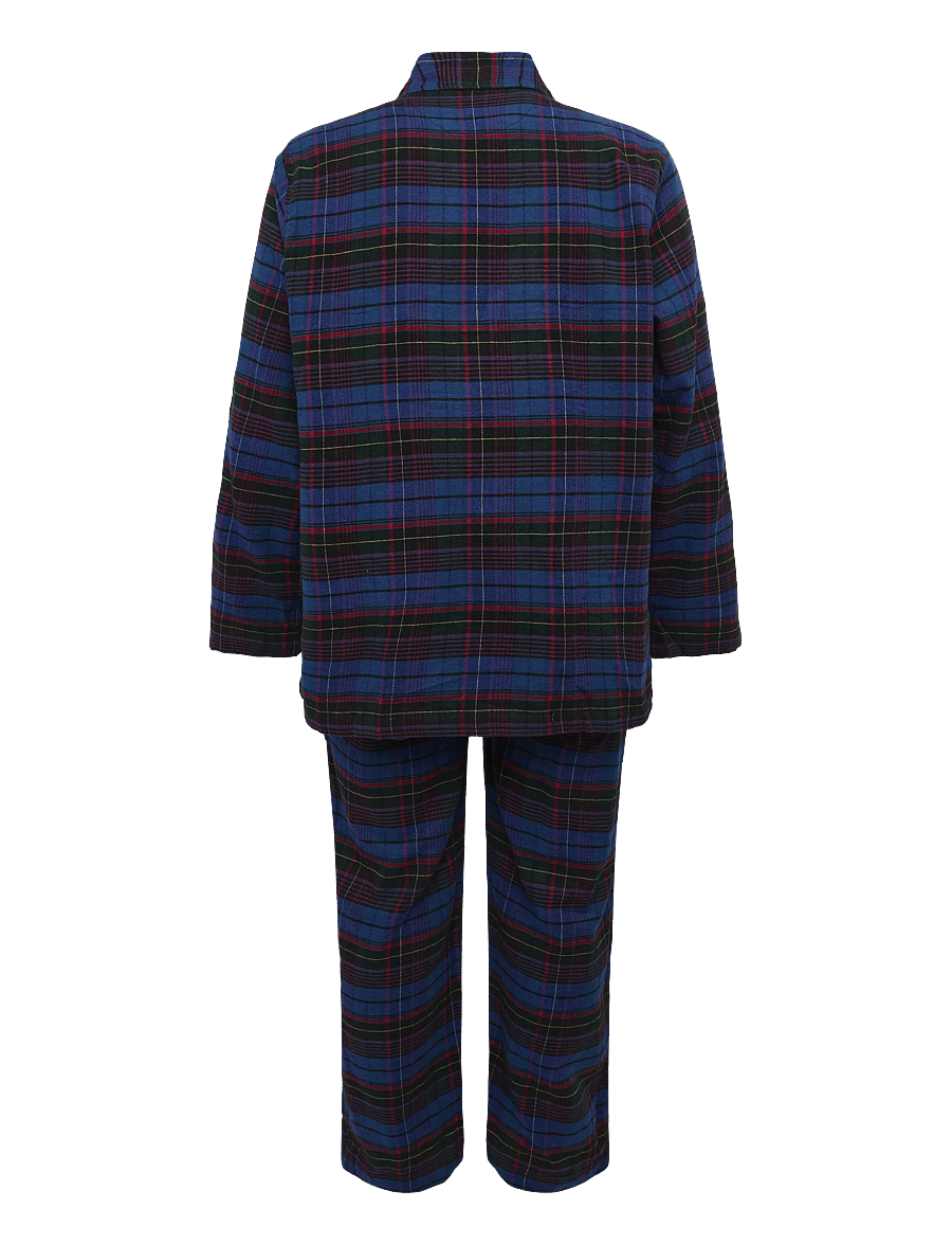 Polo Ralph Lauren - FLANNEL-SLE-SET - pidžaamakomplektid - green jewel blue - 1