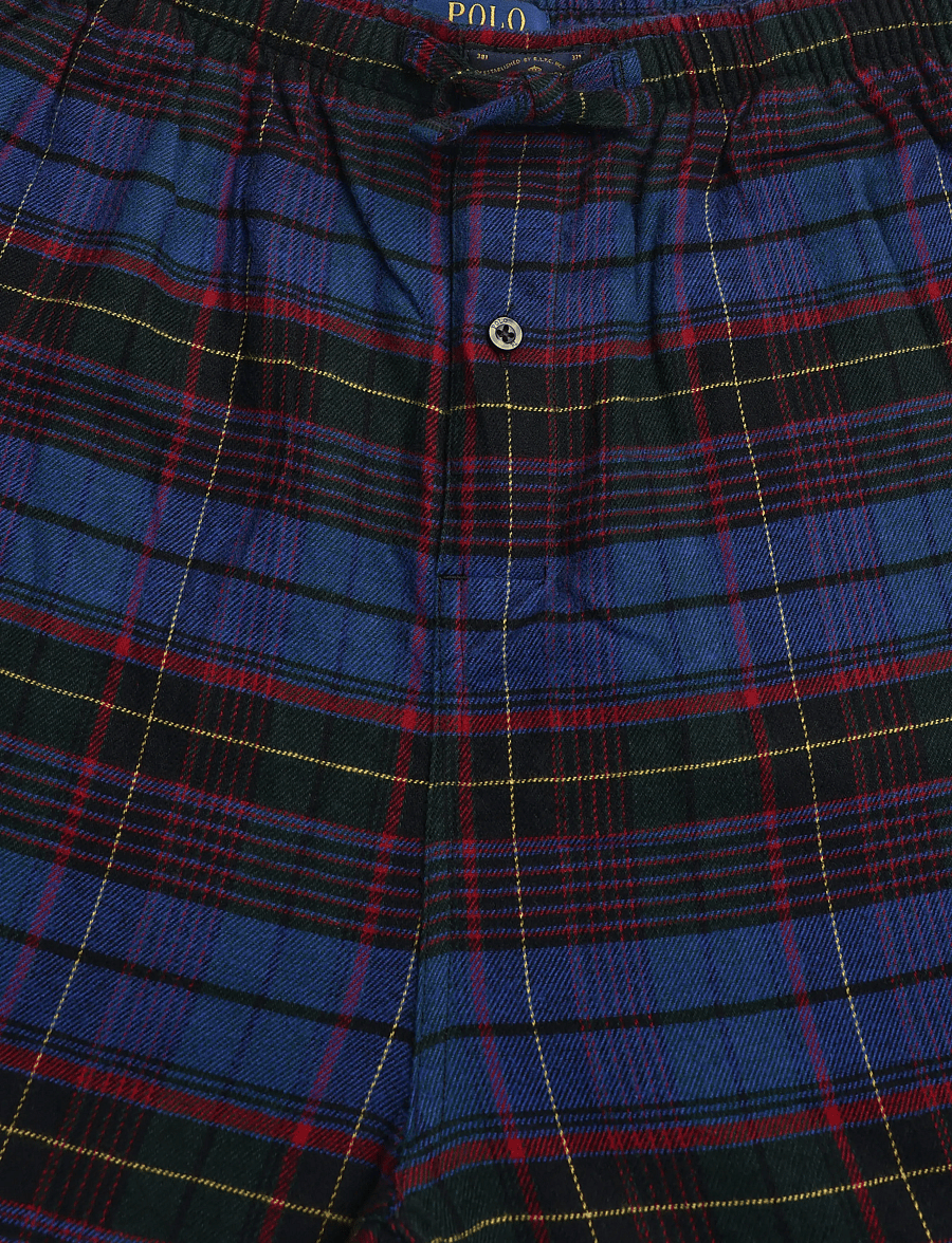 Polo Ralph Lauren - FLANNEL-SLE-SET - pidžaamakomplektid - green jewel blue - 4