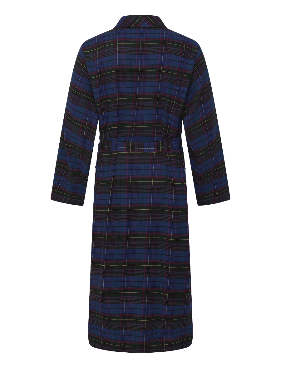 Polo Ralph Lauren - FLANNEL-LNG-RBE - morgenkåber - green jewel blue - 1