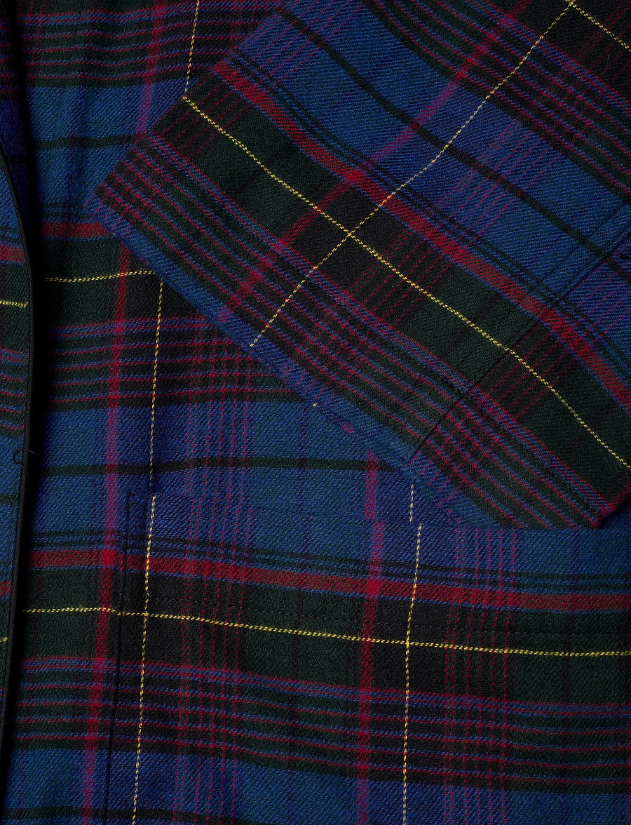 Polo Ralph Lauren - FLANNEL-LNG-RBE - morgenkåber - green jewel blue - 3