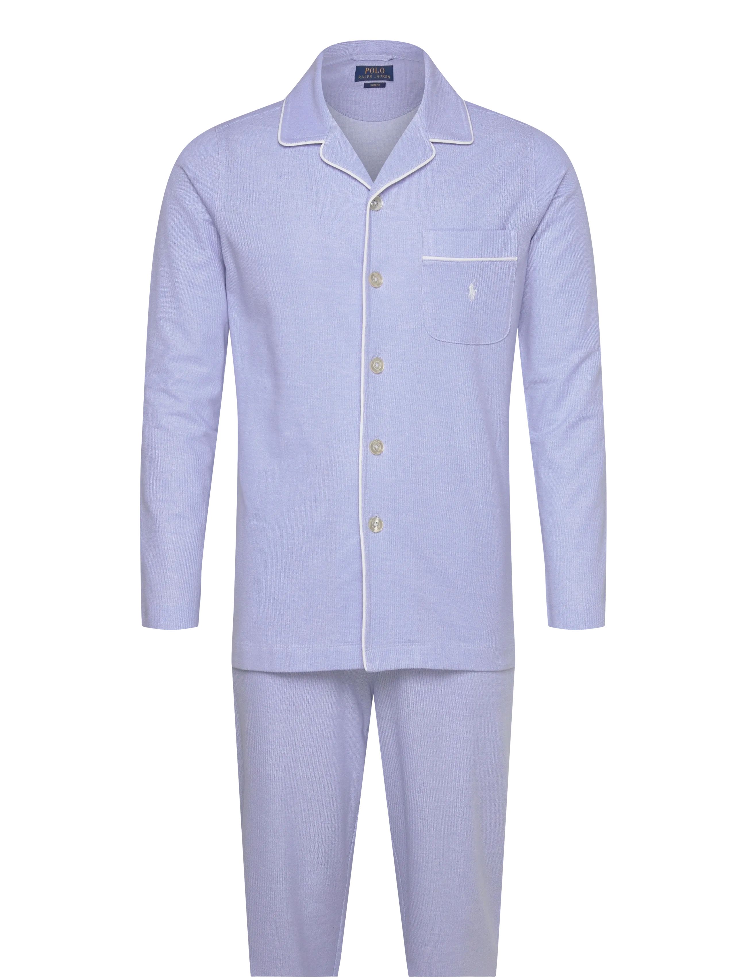 Polo Ralph Lauren Cotton Mesh Pajama Set - Aluspesu - BSR BLUE / blue