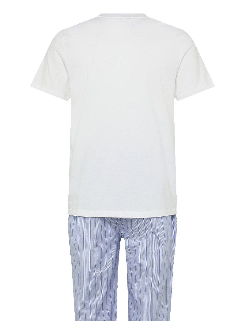 Polo Ralph Lauren - Polo Bear & Plaid Cotton Sleep Set - pidžaamakomplekt - andrew stripe/whi - 1