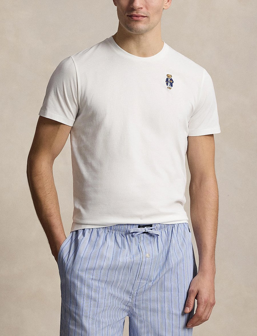 Polo Ralph Lauren - COTTON-SLE-SET - nattøj sæt - andrew stripe/whi - 5