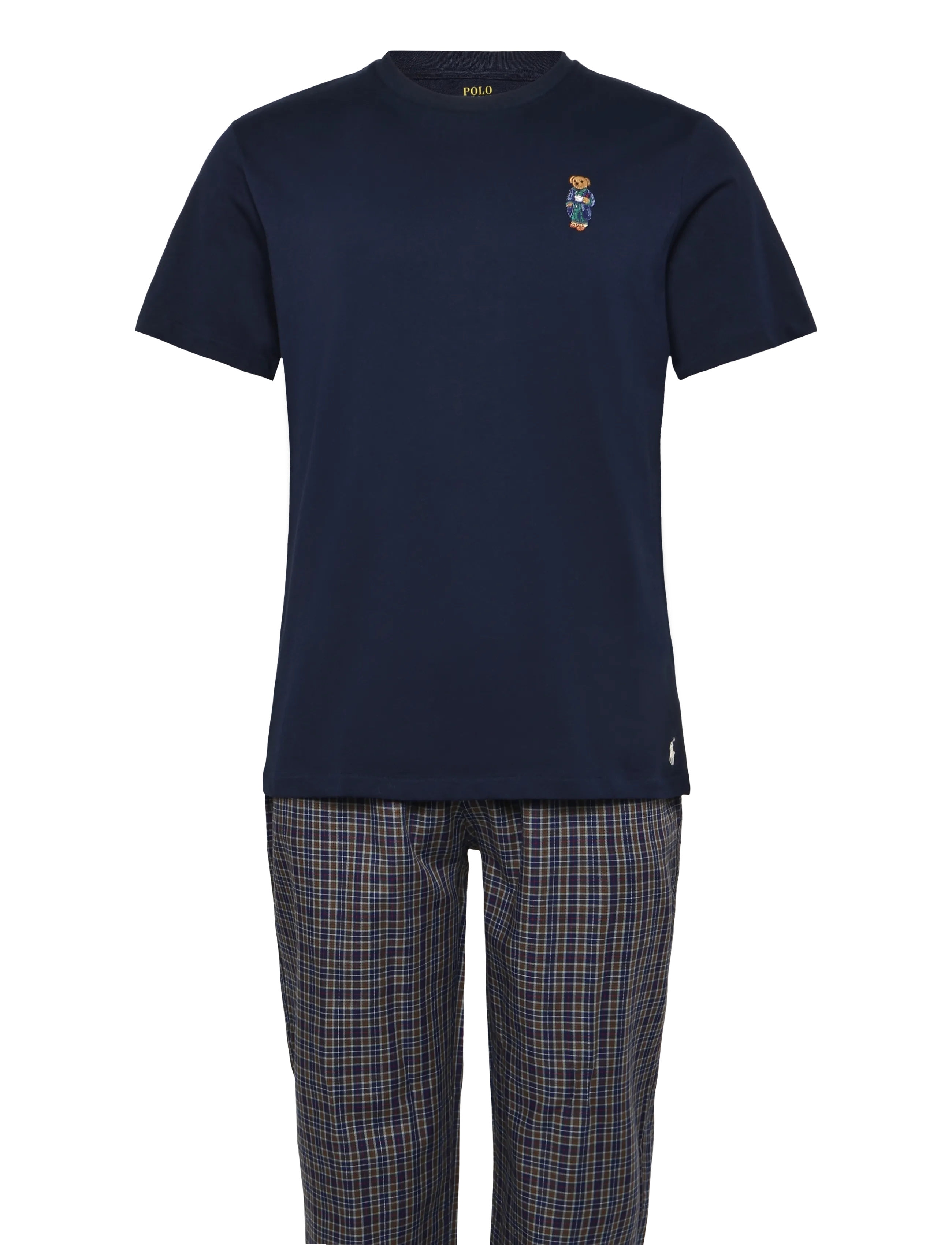 Polo Ralph Lauren COTTON-SLE-SET - Pidžaamakomplektid - NAVY/BLUE BROWN M / navy