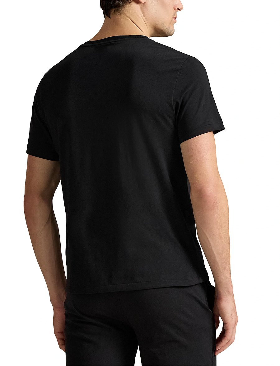 Polo Ralph Lauren - Cotton Jersey Sleep Shirt - lühikeste varrukatega t-särgid - polo black polo t - 3