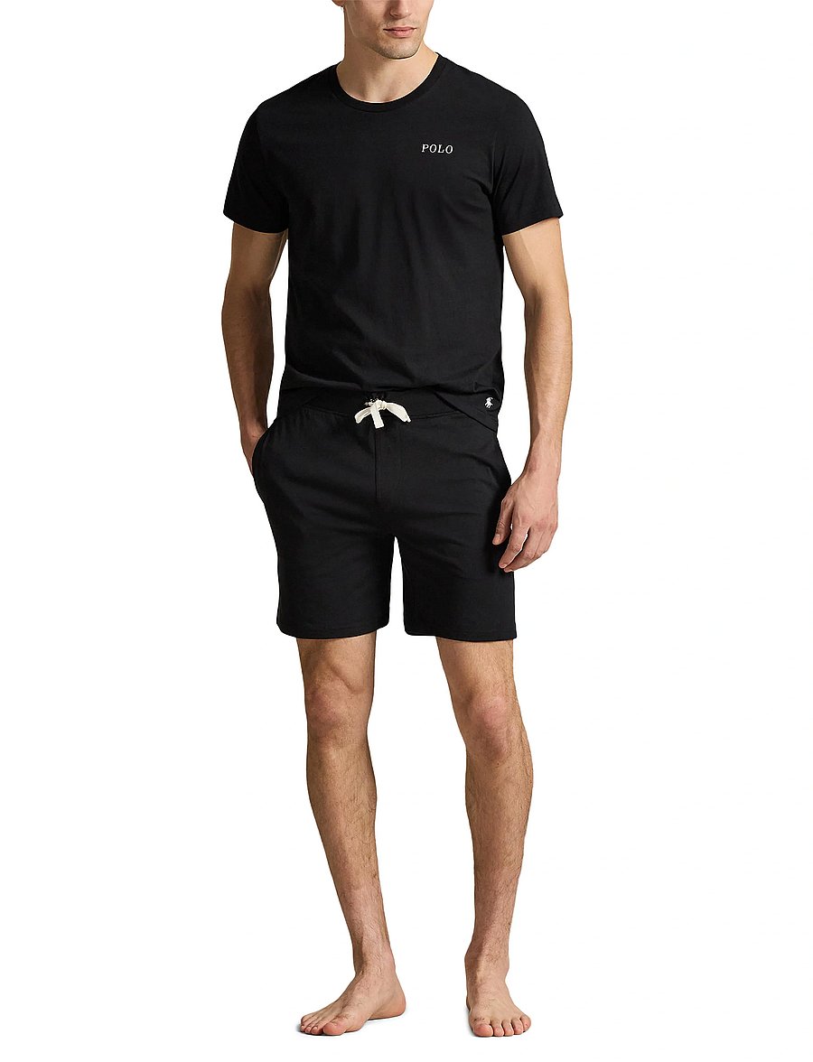 Polo Ralph Lauren - Cotton Jersey Sleep Shirt - lühikeste varrukatega t-särgid - polo black polo t - 4