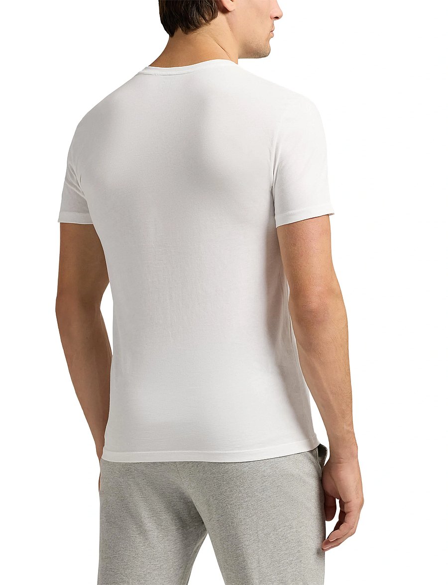 Polo Ralph Lauren - Cotton V-Neck Undershirt 3-Pack - multipack t-shirts - 3pk white - 2