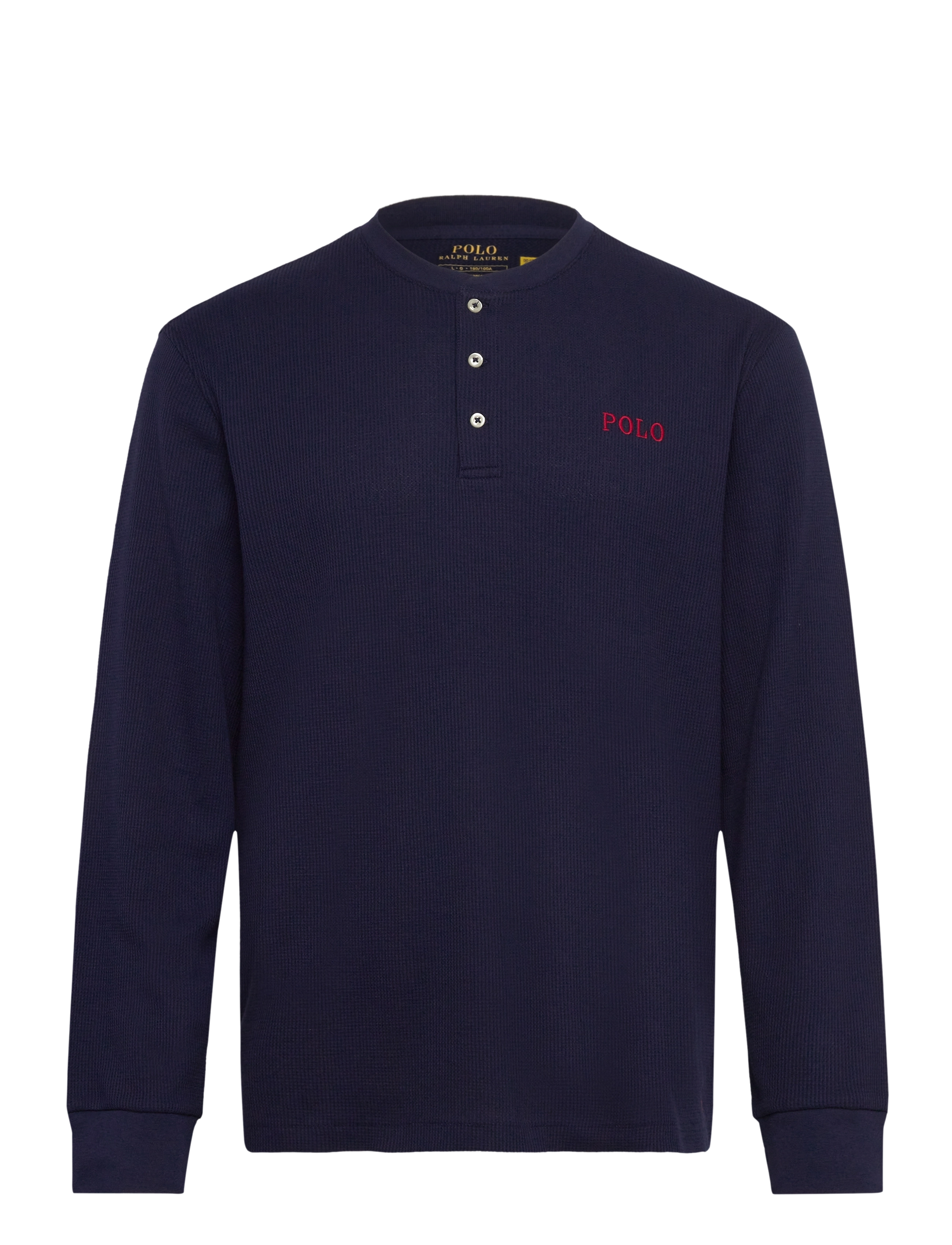 Polo Ralph Lauren Waffle-Knit Henley Sleep Shirt - Nattøj - CRUISE NAVY / navy