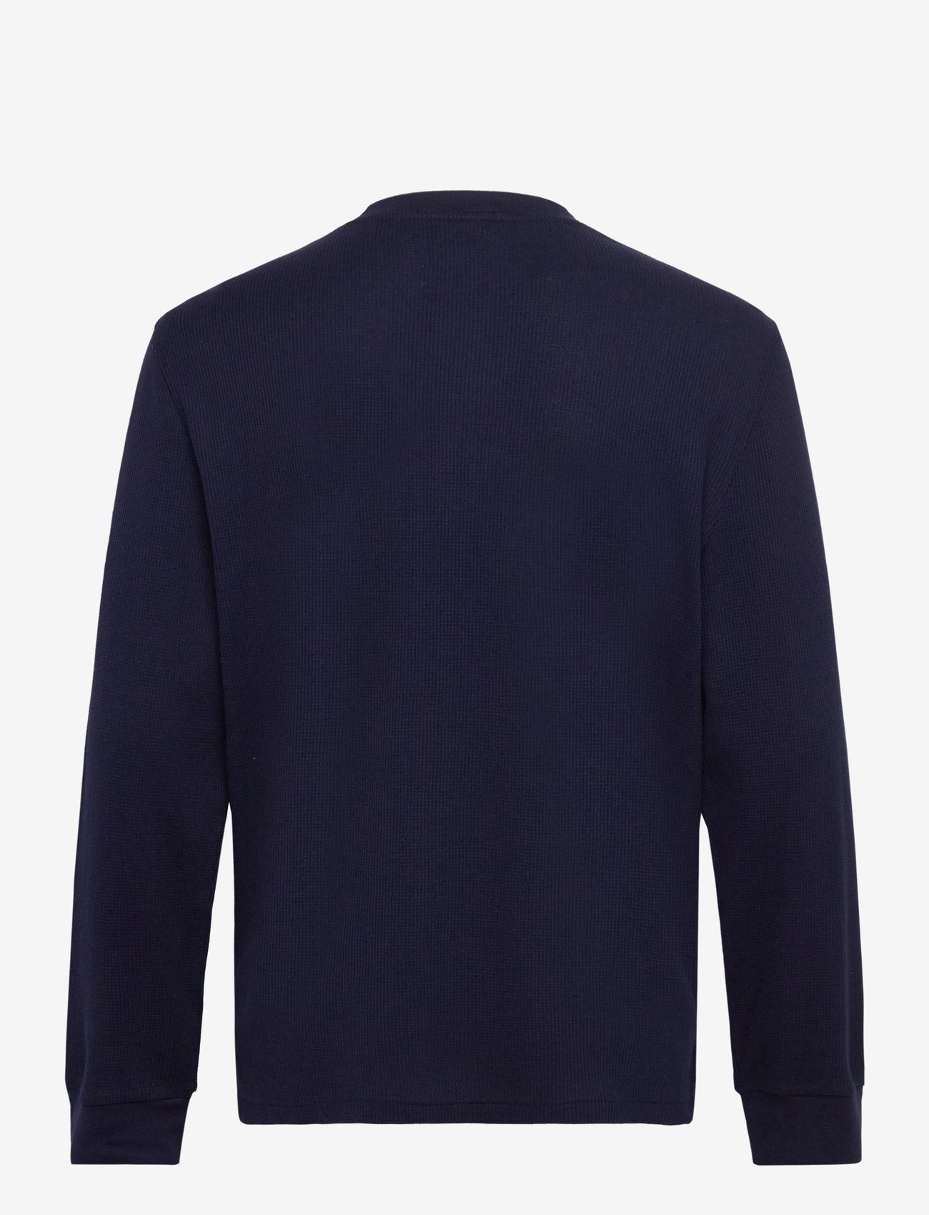 Polo Ralph Lauren - Waffle-Knit Henley Sleep Shirt - nattrøjer - cruise navy - 1