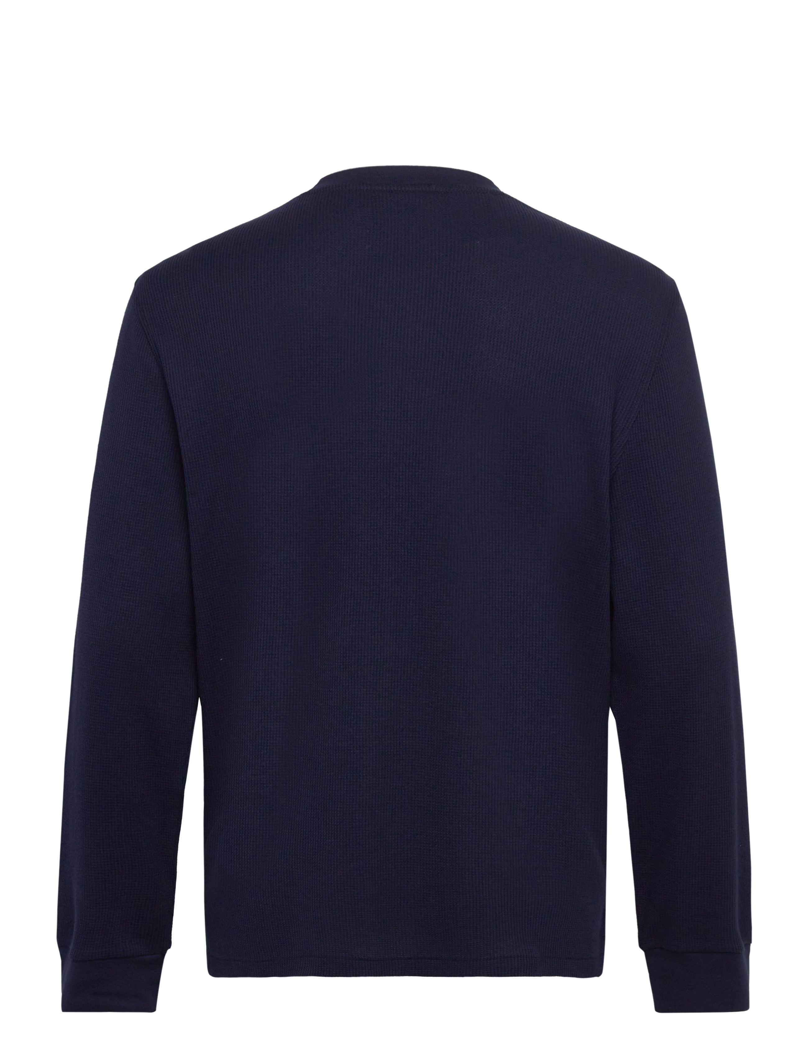 Polo Ralph Lauren - Waffle-Knit Henley Sleep Shirt - pyjama tops - cruise navy - 2