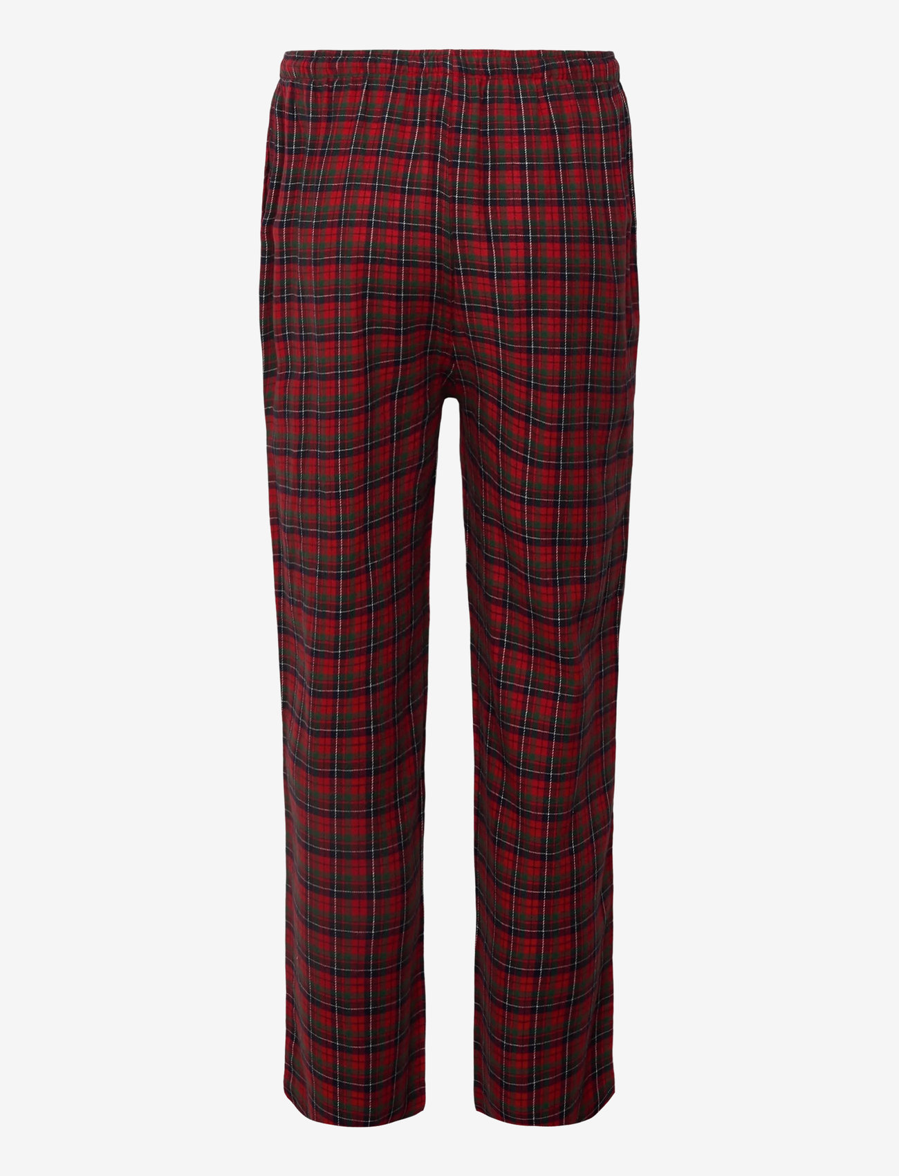 Polo Ralph Lauren - Cotton Jersey & Plaid Flannel Sleep Set - náttfatasett - navy / red navy m - 2