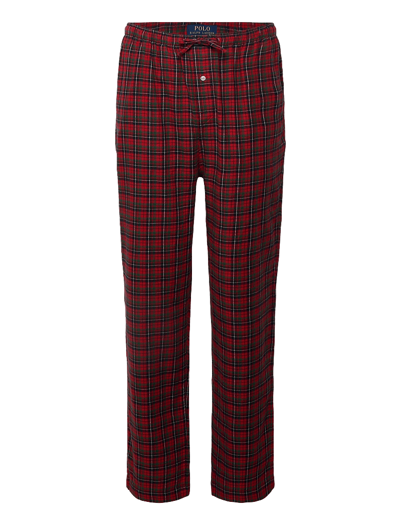 Polo Ralph Lauren - Cotton Jersey & Plaid Flannel Sleep Set - náttfatasett - navy / red navy m - 3
