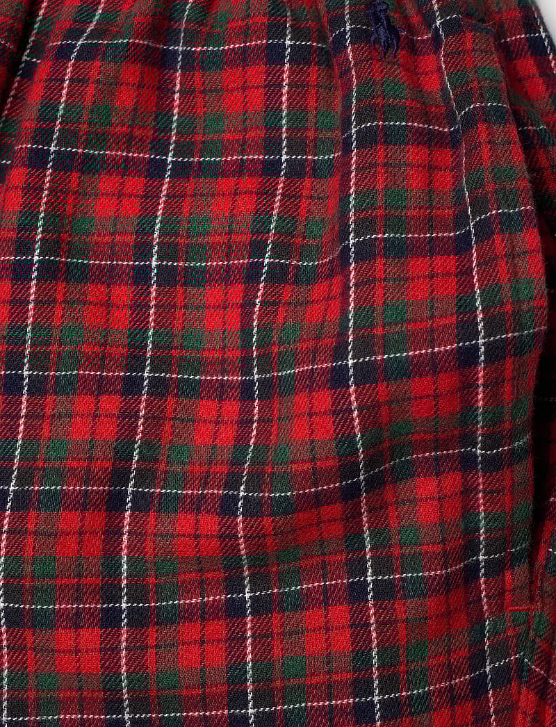 Polo Ralph Lauren - Cotton Jersey & Plaid Flannel Sleep Set - náttfatasett - navy / red navy m - 5