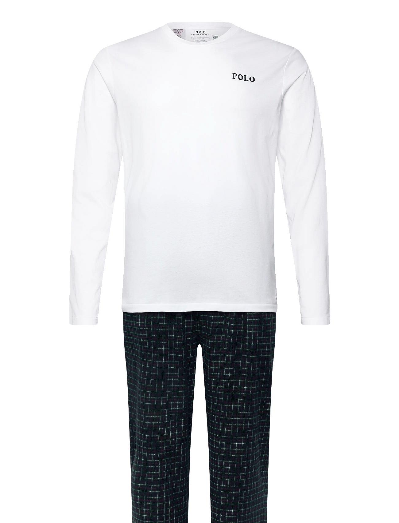 Polo Ralph Lauren Cotton Jersey & Plaid Flannel Sleep Set Polo Ralph Lauren Cotton Jersey & Plaid Flannel Sleep Set