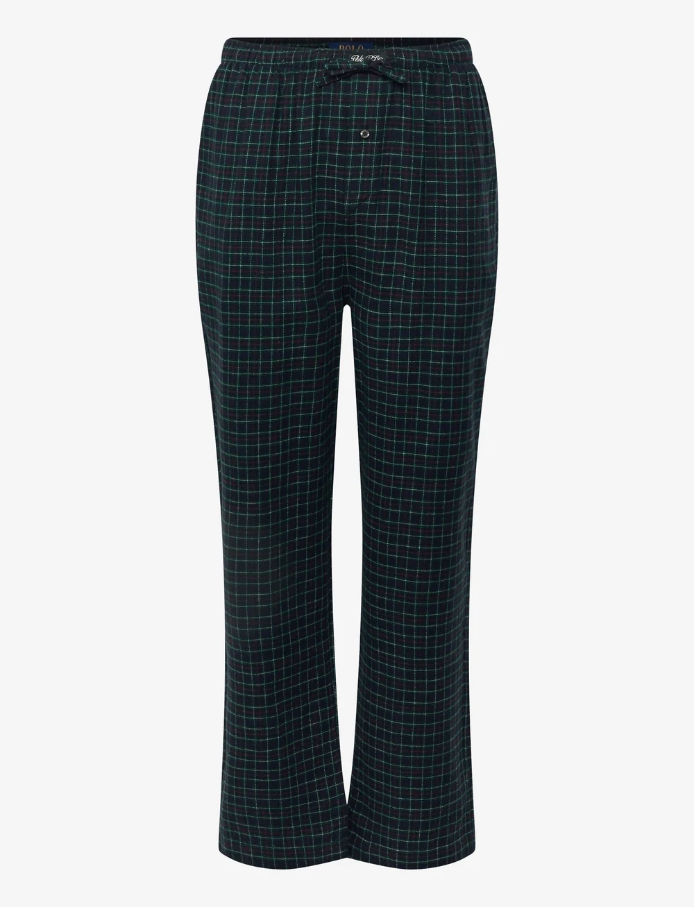 Polo Ralph Lauren - Cotton Jersey & Plaid Flannel Sleep Set - pyjamasset - white / navy fore - 2