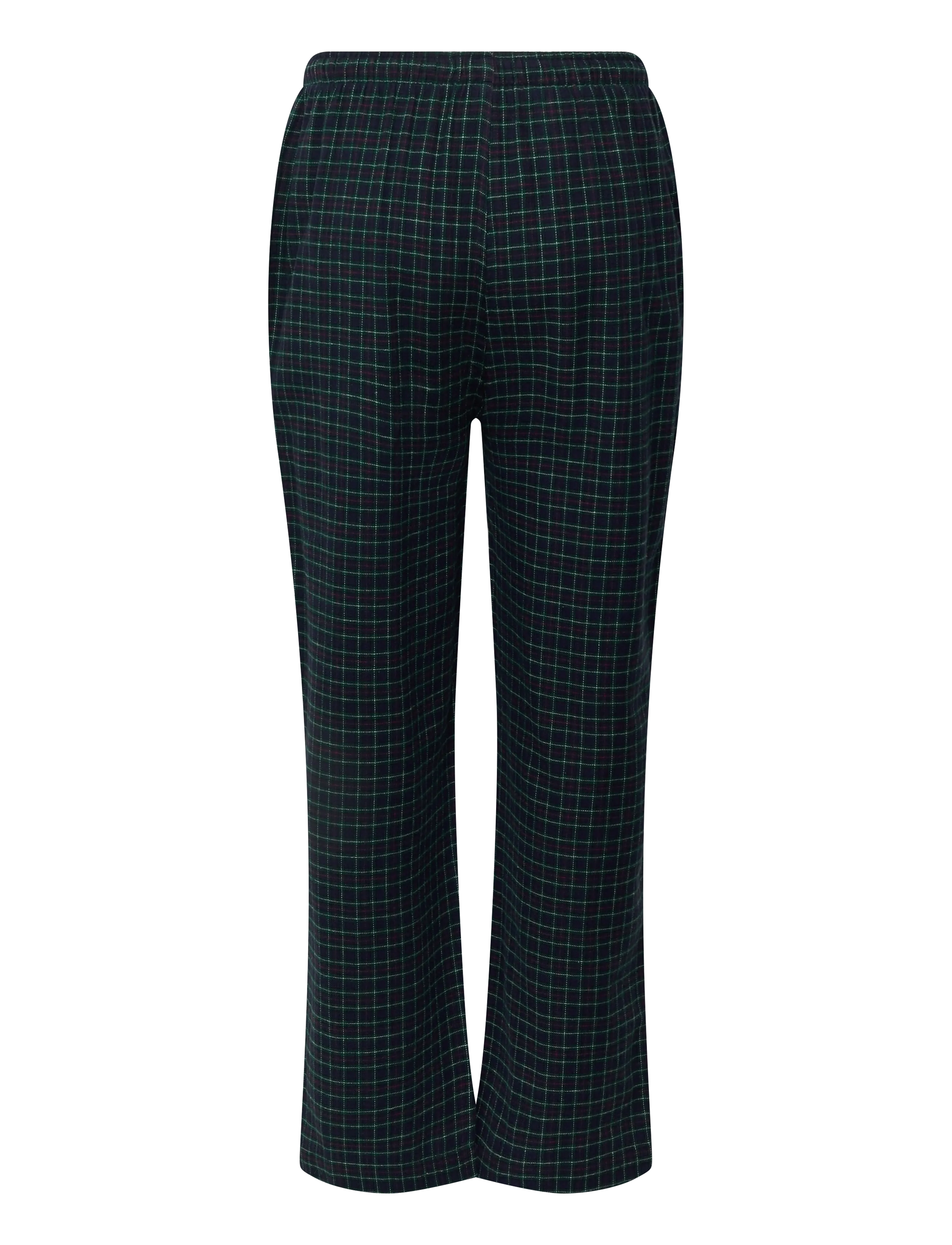 Polo Ralph Lauren - Cotton Jersey & Plaid Flannel Sleep Set - miesten - white / navy fore - 3